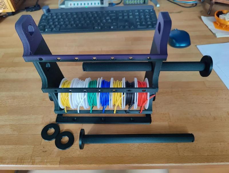 DIY 21 Cable coil holder   