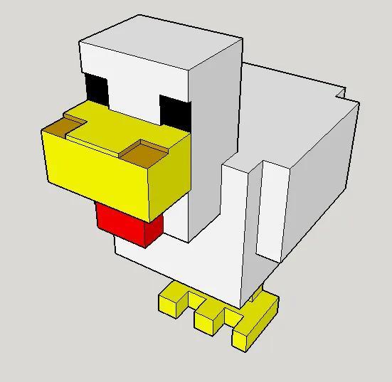 Minecraft Chicken   