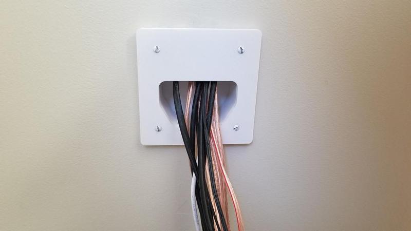 In wall cable management box