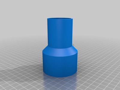 Dust collecter adapter for Shop Fox W1831 oscilliating spindle sander