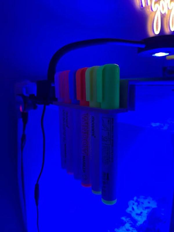 Glass Marker Holder for 12mm Thick Glass Aquarium   
