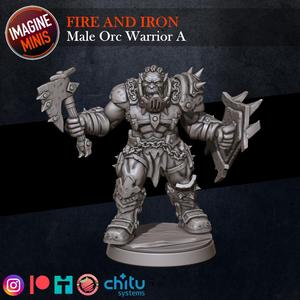 Fire and Iron - Male Orc Warrior A
