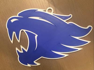 Kentucky Wildcat Logo for Necklace