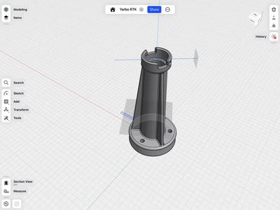 Yarbo Core Tall RTK Antennae Base   