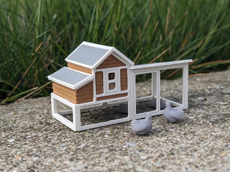 Chicken Coop - 1:43 scale   