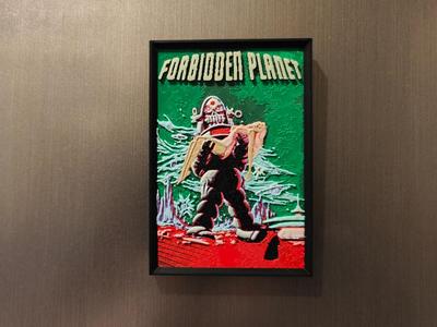 Forbidden Planet movie moster fridge magnet