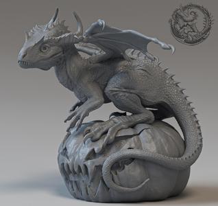 halloween baby dragon