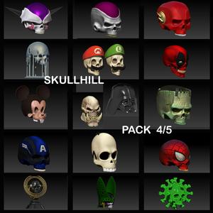 PACK 4/5 SKULLHILL
