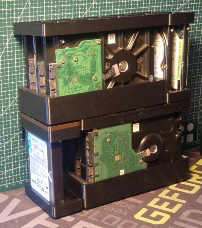 Gridfinity 2.5" Drive Storage   