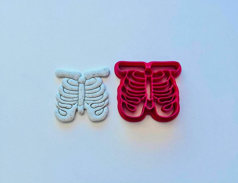 chest ribs stl file download polymer clay cutter for jewelry