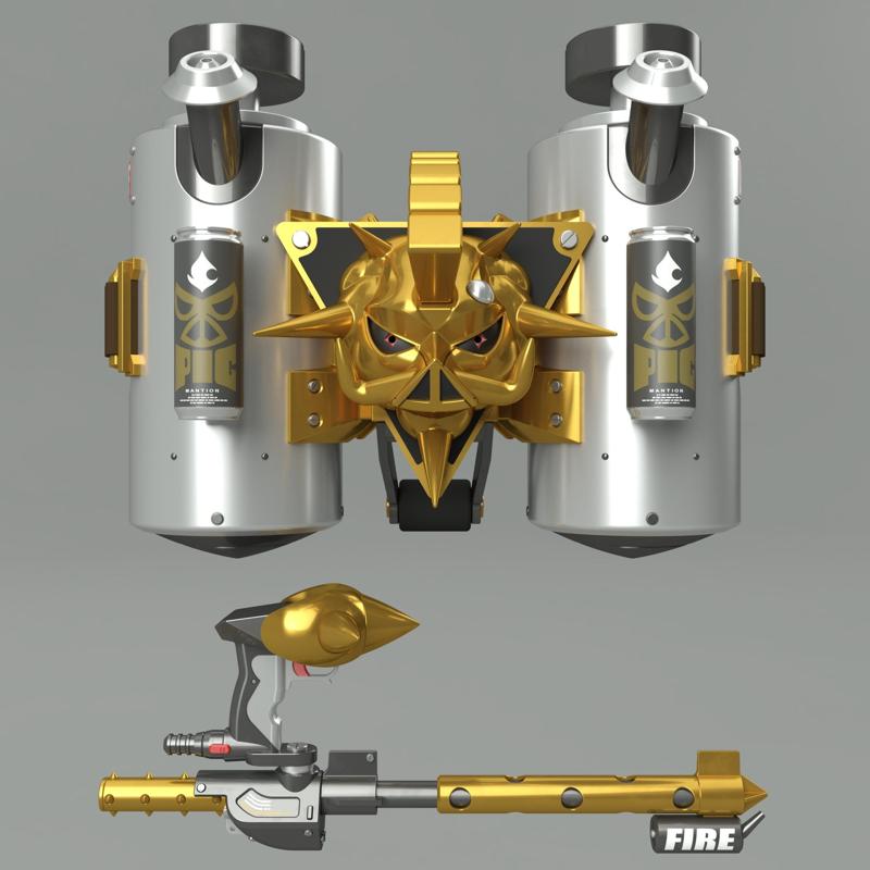 Zenless Zone Zero ZZZ  Burnice White Flamethrower. Video game, props, cosplay