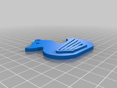 Duck Honda keychain