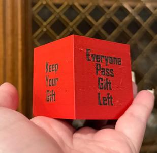 Gift exchange game die   