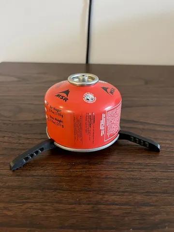 backpacking stove stand and cap   