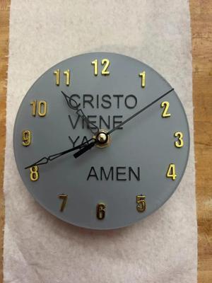 Reloj con Mensaje Biblico de Pared   