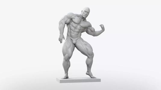Body Builder Statue