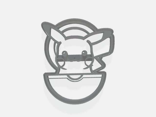 big cut cookie of Pikachu