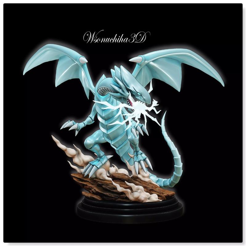 blue-eyes white dragon figure 3 - YU-GI-OH