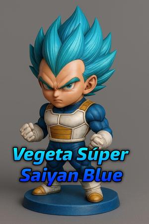 vegeta super saiyan blue Printable Figure