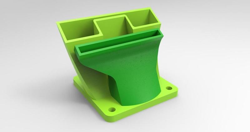 Printrbot Simple 1405 E3D v6 Fan Shroud Mk. VI