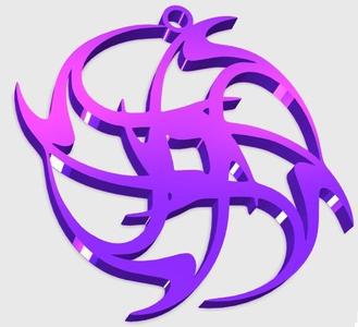 Love Hate Symbol Pendant