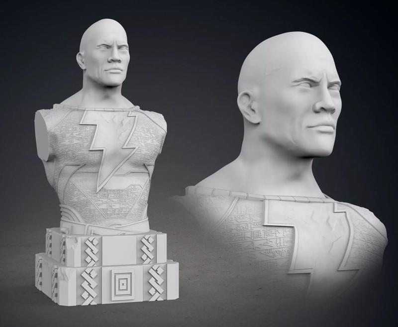 Black Adam Bust