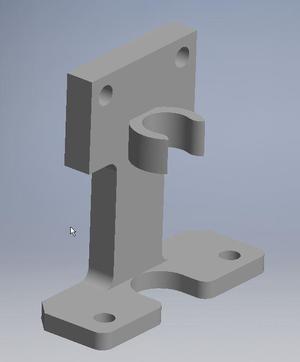 Prusa i3 Hephistos Holder for Z- Axis Endstop