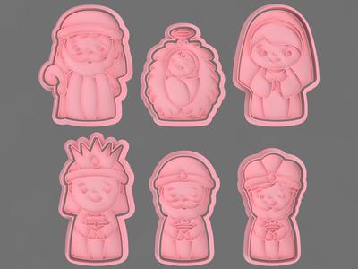 BIRTH CUTTER FOR COOKIE AND FONDANT
