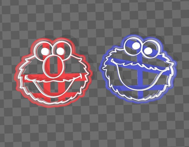 Elmo and Monster Eats Cookies, Cookie Cutters