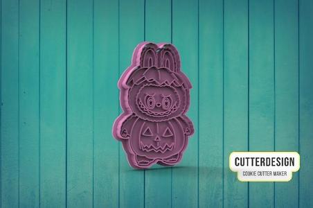 Labubu Pumpkin Costume Cookie Cutter