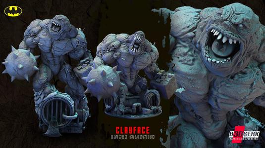 B3DSERK June term 2023 Clayface Bust ready for printing