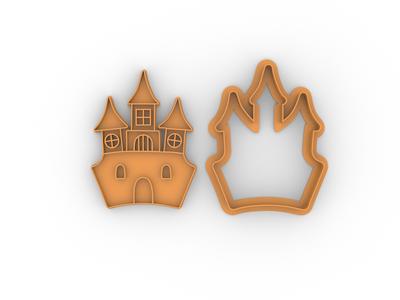 haunted house - HALLOWEEN COOKIE CUTTER