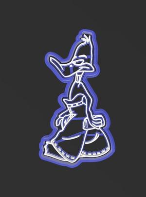 Daffy, Daffy Duck, tent pants, cookie cutter