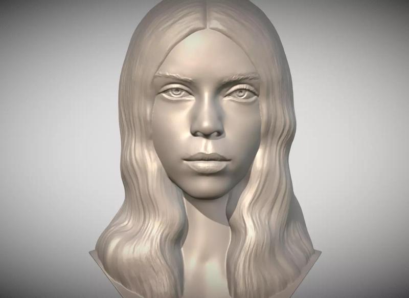 Billie Eilish bust