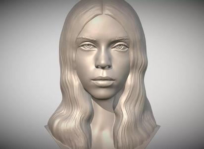 Billie Eilish bust