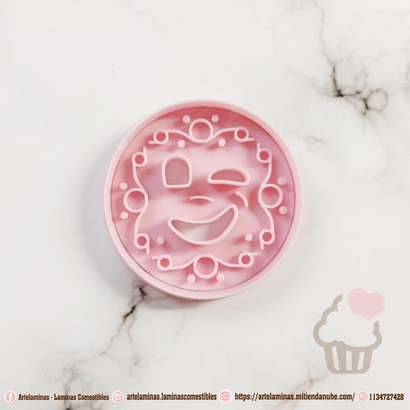 Winking Smiles Cookie Cutter