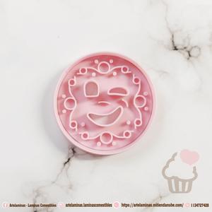 Winking Smiles Cookie Cutter
