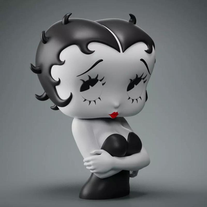 Betty Boop 3D Print Model