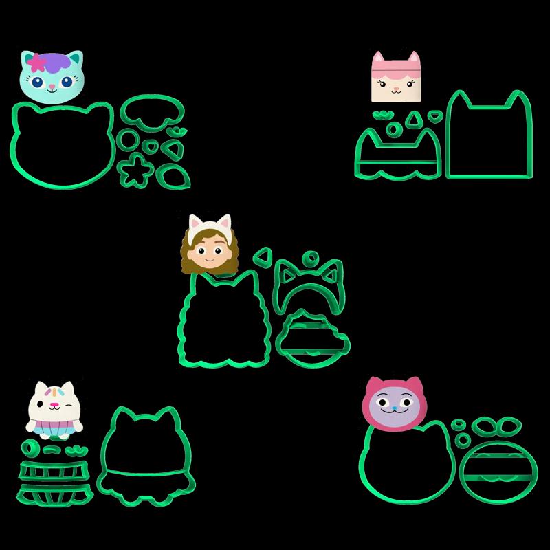 CHARACTERS CUTTERS - GABBY'S DOLLHOUSE - 6cm