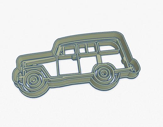 Cookie Cutter Farm Truck Van Cortante Galletita Camioneta Estanciera