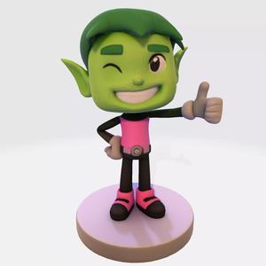 Beasty Boy Stylized 3D Print Ready Character