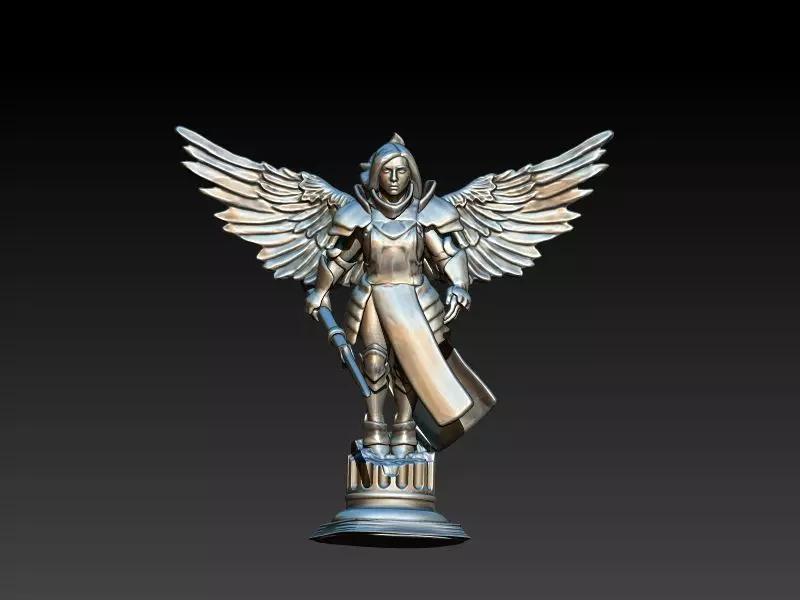 Archangel Helena 3D Model Sculpture
