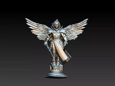 Archangel Helena 3D Model Sculpture