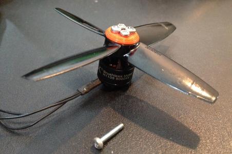 Brushless Motor Prop Adapter - Use 5mm props on 1104, 1105, 1105B, 1304