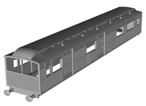 LYR electric baggage car 3029  1/32 scale