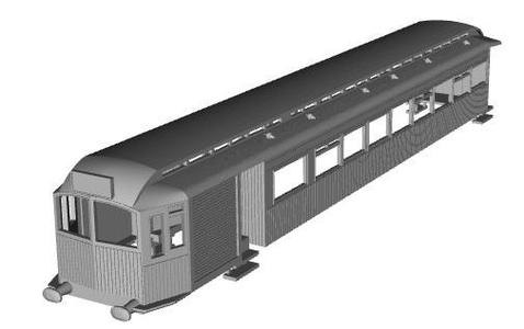 Lancashire and Yorkshire Railway Southport EMU Motor 3rd 1/87 scale