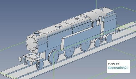 Bulleid Q1 loco variations 2-6-4T and 2-8-4T Boiler type B 1/100 scale
