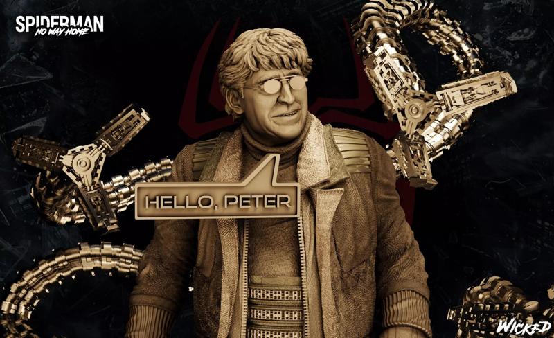 Wicked Marvel Dr Octopus Bust 3D print model