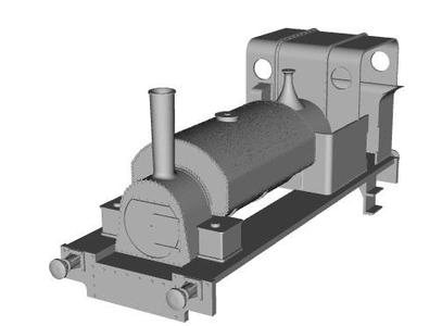 Garstang and Knott End Railway 0-6-0ST FARMERS FRIEND loco 1/32 scale