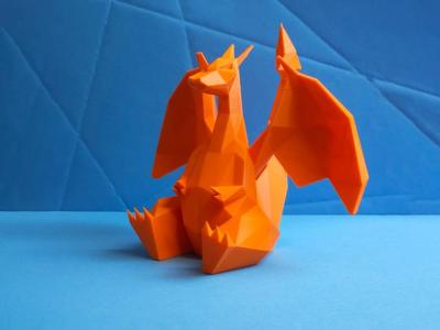 Charizard Low-Poly Pokemon